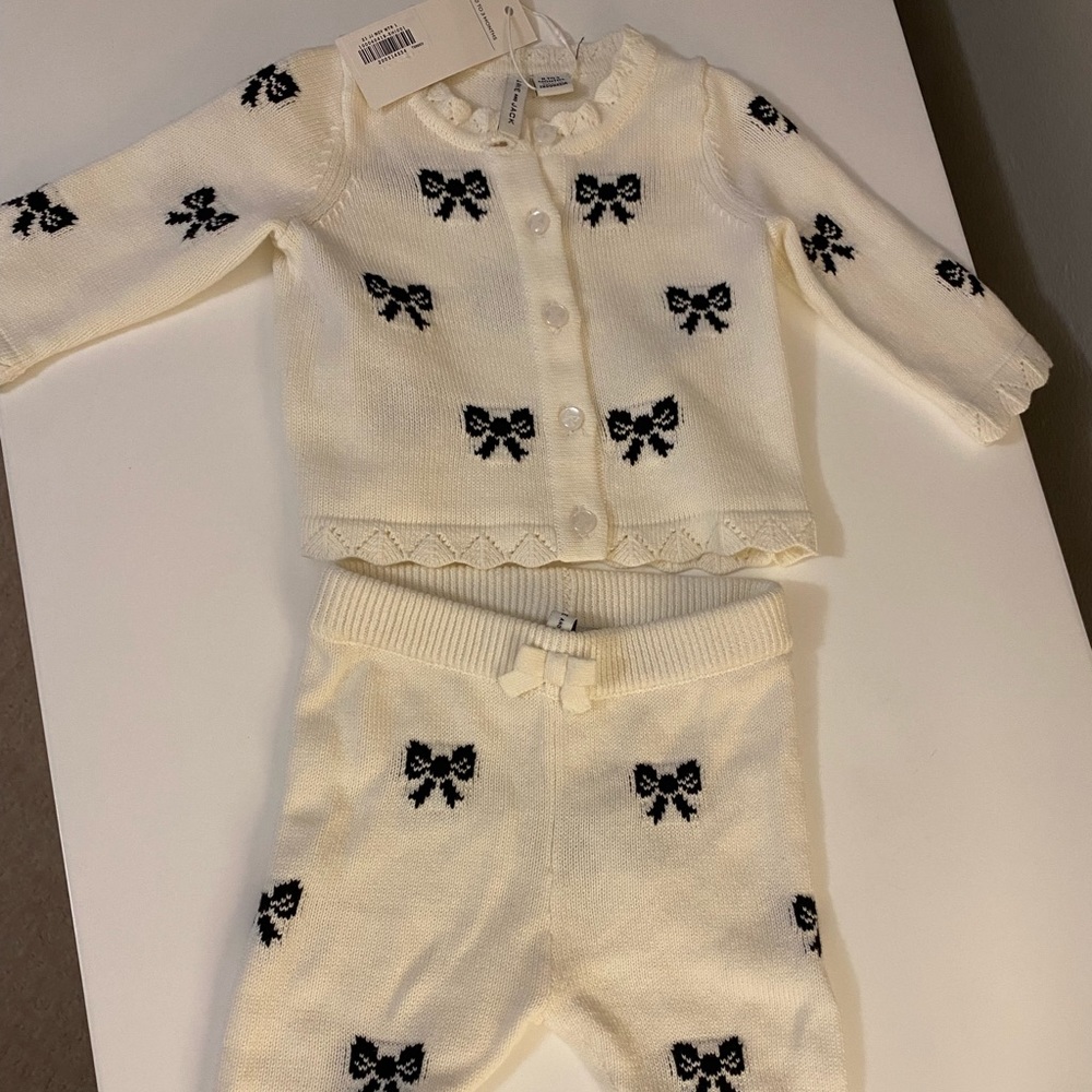 Janie and Jack Matching Sweater Set